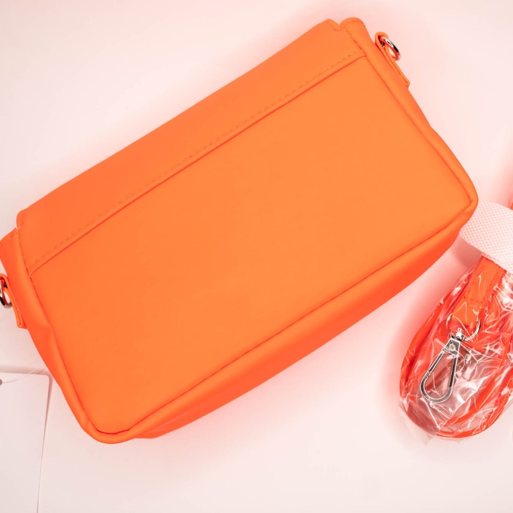 Neon Orange Purse